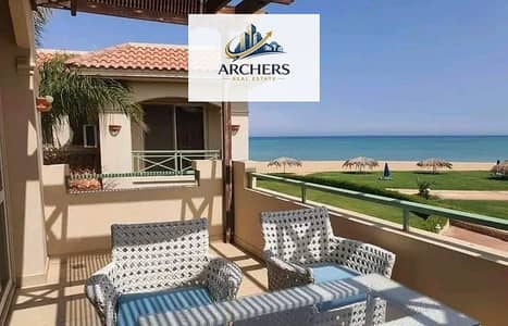 Fully Finished VIP First-Row Beachfront Chalet for Sale in La Vista 6 Ain Sokhna