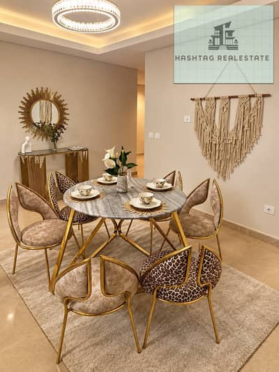 شقة مفروشة ومكيفة بالكامل للإيجار | ZED Towers – الشيخ زايد Furnished & Fully Air-Conditioned for Rent, with modern design and prime location