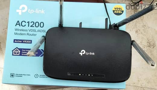 للبيع راوتر tp-link ADSL AC1200 Archer VR300 بالكرتونة وبدون ضمان