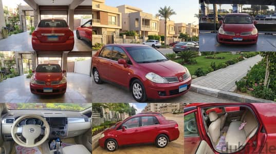 نيسان تيدا 2008  بحاله ممتازه مغيرة سقف