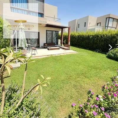Double View Chalet (Sea, Lagoon) Finished Down from its Price Without Down Payment in the Most Elegant and Distinctive Villages of Ras Al-Hekma Azha