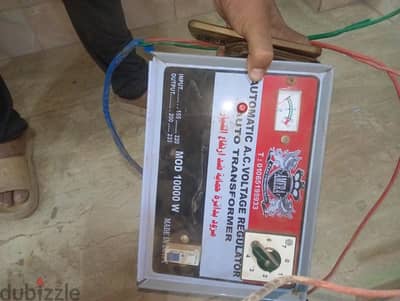 استبليزر منظم ومحول كهرباء 10 كيلو واط (10000W) بحالة ممتازة