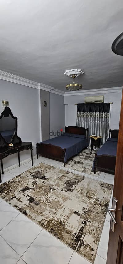 Available furnished apartment for not less than a year in Al-Muniyah Al-Rawda