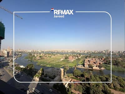 Prime 1st-Row Direct Nile View Apartment for Rent | Jawharat El Nile Towers – El Bahr El Aazam St.