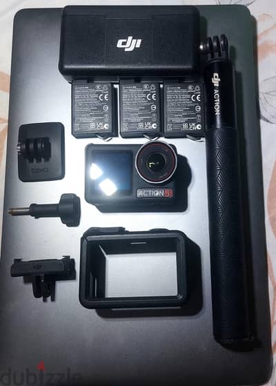 كاميرا dji5 pro مع اكسسواراتها كاملة