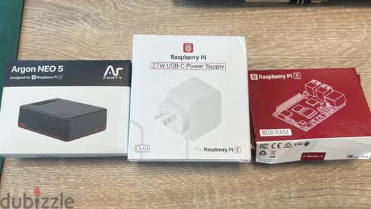 Raspberry Pi 5 8GB + Argon NEO 5 Case, Original PSU & 32GB SD