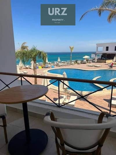 Fully finished chalet for sale with a fantastic sea view from all rooms in a strategic location near El Alamein Airport Mountain View and Marina