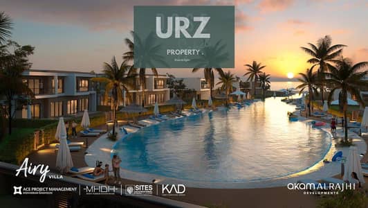 Fully finished chalet with ACs for sale up to 30% discount next Waterway SeaZen La Vista Bay mins D-Bay Southmed Amwaj