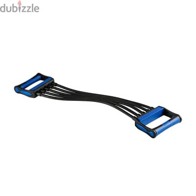 Energetics Fitness Rubber Expander Sr. For Unisex, Black & Blue