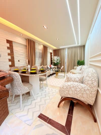 شقه في اسكندرية العجمي شاطئ النخيل بالفرش الاجهزه الحديثه