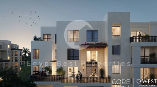LIMITED LOWEST PRICE 2 BEDROOMS IN O WEST 6TH OF OCTOBER BY ORASCOM WITH ONLY 5% DOWN PAYMENT OVER 9 YEARS!!