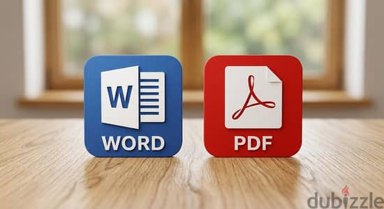 تحويل وكتابة  كتب ورقية أو صور أو pdf إلى ملفات word قابل للتعديل