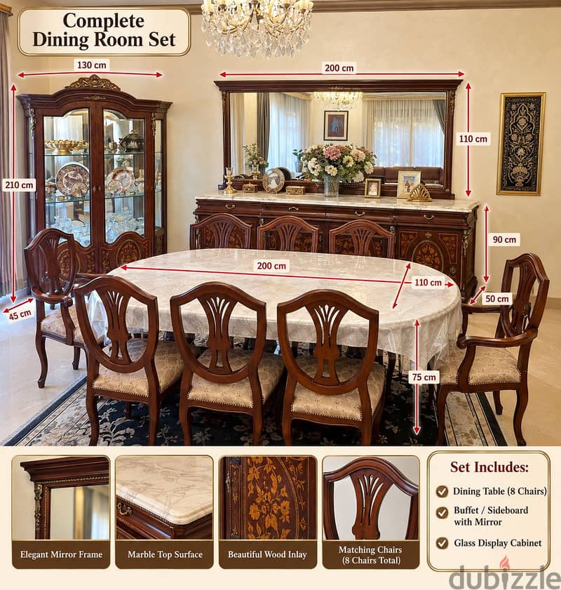 Dining table excellent condition 2