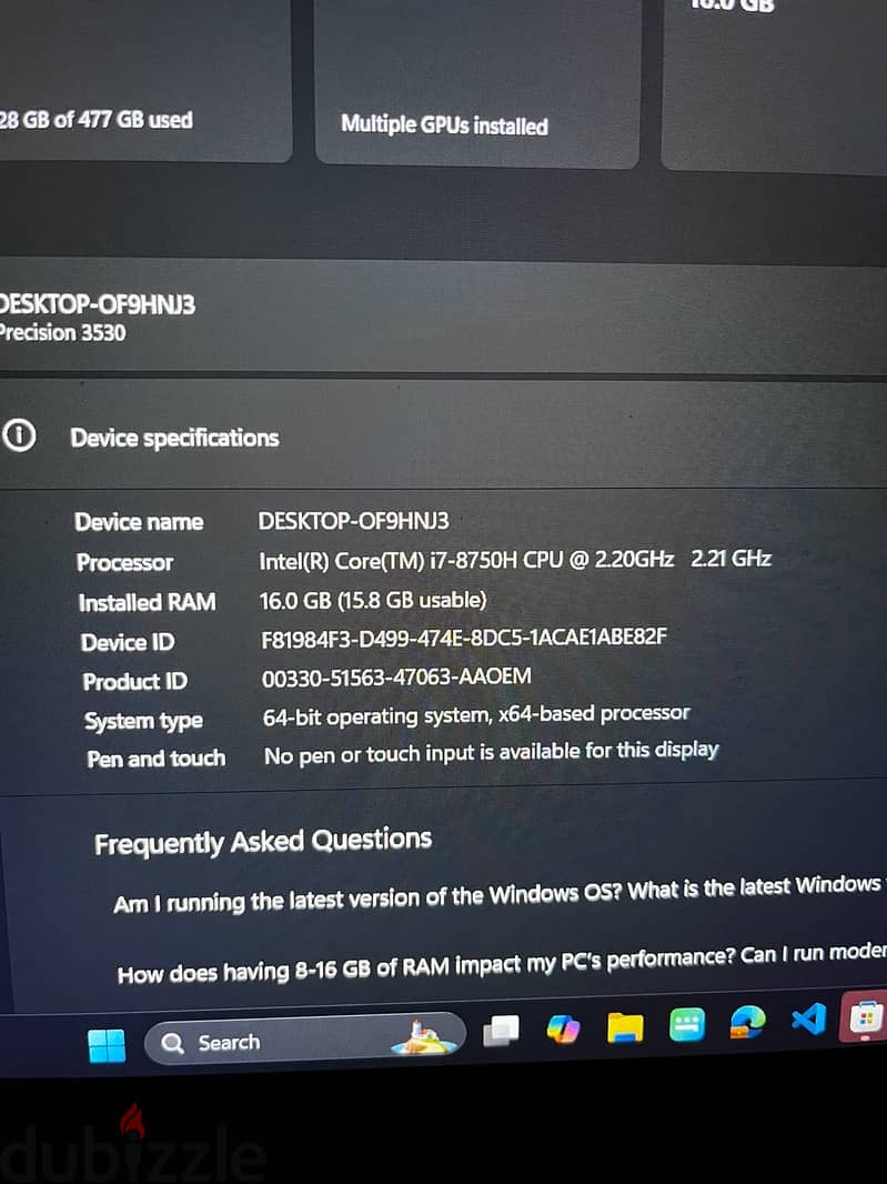 Dell laptop 6