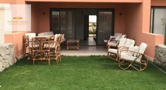 Elegant and distinguished place in El Gouna at a reduced price, two rooms with garden, installment plan, incredible view