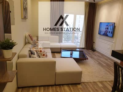 Furnished studio for rent in Hyde Park Centre Ville, 1 bedroom, 2 bathrooms, 4th floor, offered by Homes Station for comfortable modern living rental!