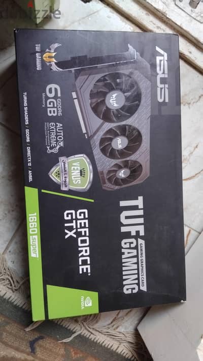 Asus Tuf Gaming 1660 super 6g 3 fan