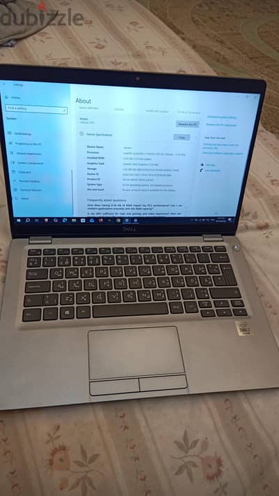 Dell Latitude 5310 Core i7  – RAM 8GB – SSD 256GB