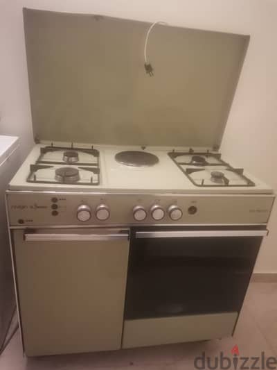 بوتاجاز 4 شعلة + كهرباء وشواية   Imported Stove 4 Burners + Electric
