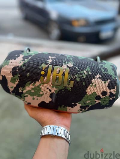 JBL Xtreme 4 Camo Original - بحالة الجديد بجميع المشتملات