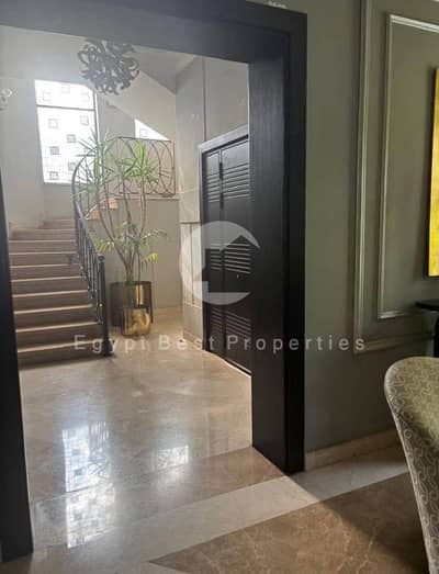 Hot Deal! Prime villa overlooking landscaped greenery in Patio Zahraa by La Vista, Sheikh Zayed, next to Al Ahly Club.
