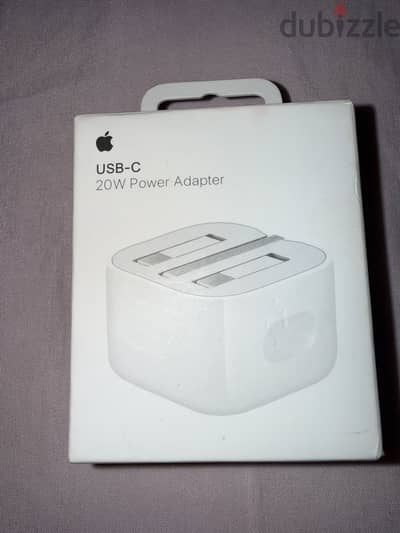 شاحن أبل أصلي 20W USB-C (زيرو / علبة مفتوحة لم تُستخدم).