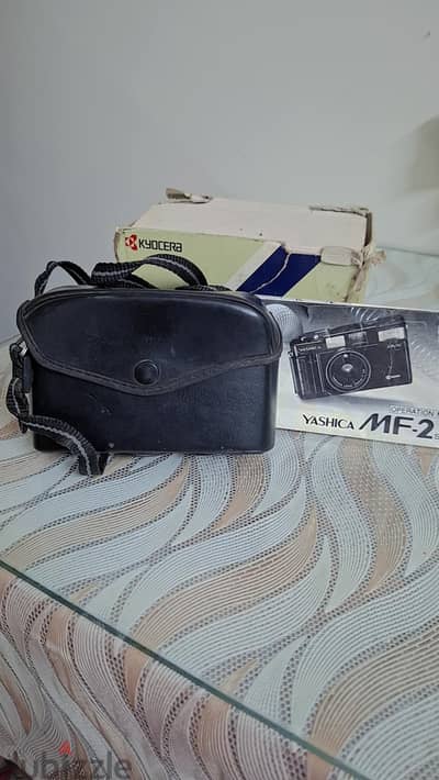 Vintage Yashica MF-2 Super DX كاميرا فيلم يابانية كلاسيكية