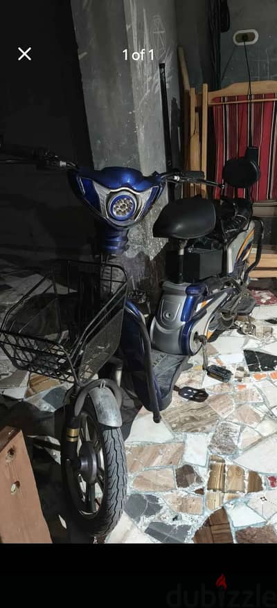 سكوتر كهربائي مقعدين و بدال