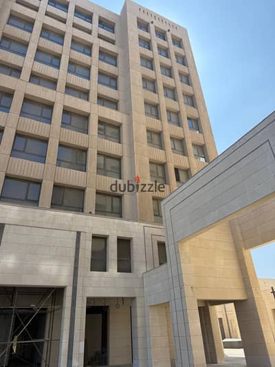 Office for rent in Arkan Palm 205 by Badr El-Din, located on Al-Bustan Street. It is situated near the 26th of July Axis and is close to major arteria
