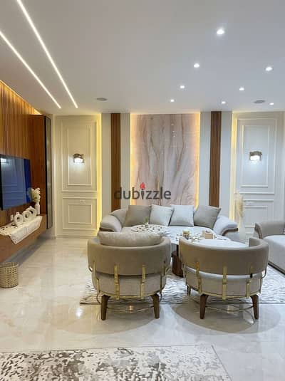 For sale in one of the most prestigious neighborhoods of Sheikh Zayed, an apartment with exquisite decor and meticulous attention to every detail, ful
