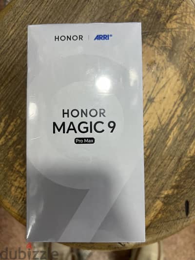Honor Magic 9 Pro Max 5G dual sim 512/16G Black جديد متبرشم