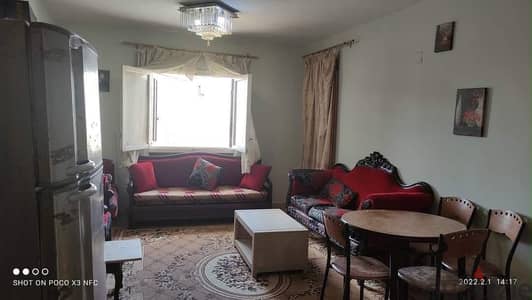 شقة للبيع بالتعاونيات – عصفور الجنة، الشروق | 86م مفروشة بالكامل