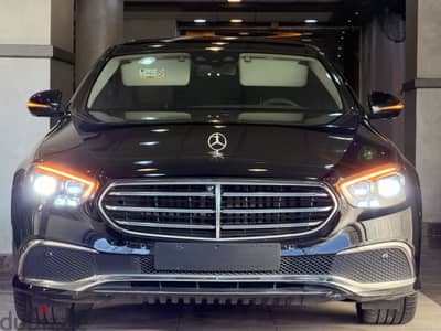 MERCEDES E200 EXCLUSIVE 2023 KM 17,000 FACTORY PAINT