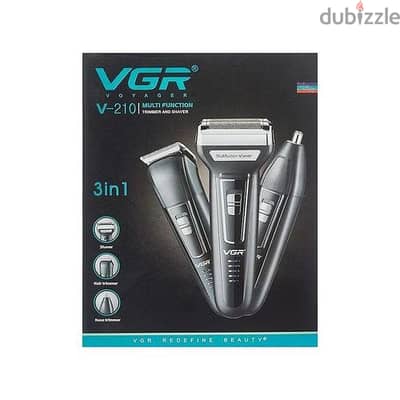 ماكينة حلاقة VGR 3*1 الاصلية استعمال مرة واحدة