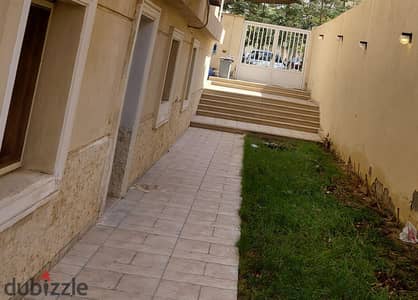شقة للايجار المفروش ارضي بجاردن بمدخل خاص الحي السابع الشيخ زايد