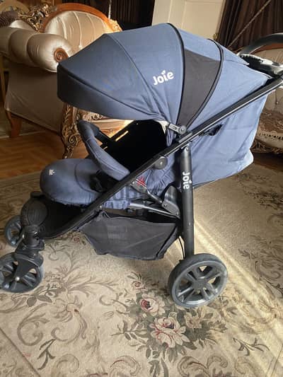 Joie Litetrax 4 Multi-Mode Stroller - navy blue