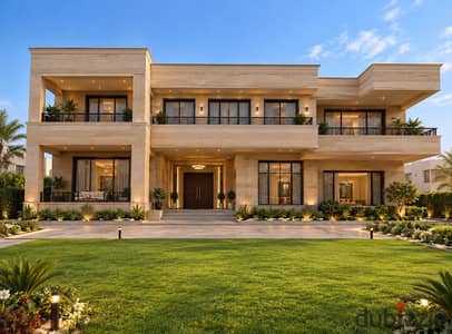 فيلا في التجمع تطل على الجولف