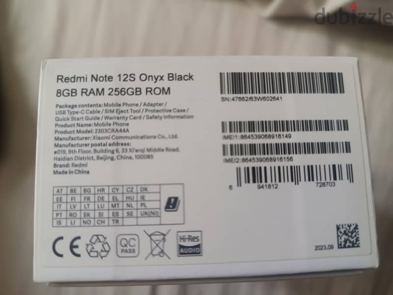 Xiaomi Redmi note 12S 1