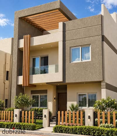Villa 268m in Montania Gardens Green Belt | Garden 73m and down payment 1.39 million and installments for 9 years