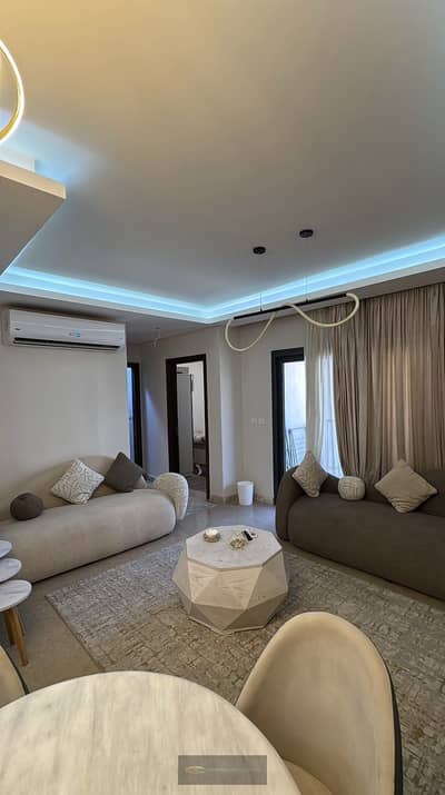 A luxurious 101-square-meter apartment in the ZED compound, located in the heart of Sheikh Zayed. The unit comes furnished and is situated close to al