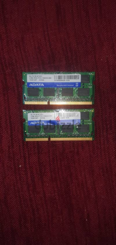 2 رام لاب توب ddr3 2جيجا