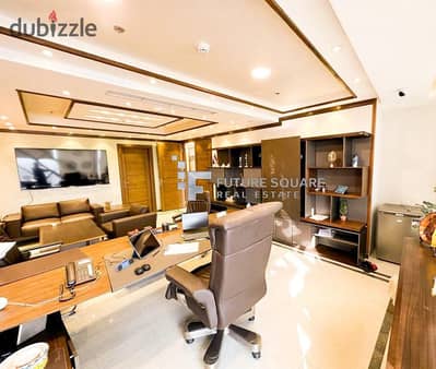 Office for rent 260 m furnished in One Qattamiah Al-Murshidi - Maadi Ring