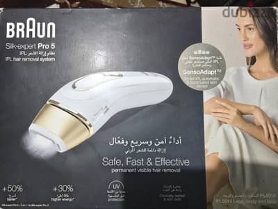 جهاز ليزر من براون اعلي اصدار Braun Silk•expert Pro⁵