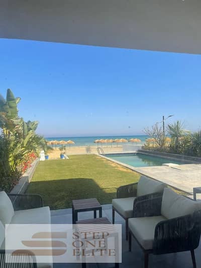Take possession now of a first-row beachfront villa (273 sqm) at the best price in Kai, Ain Sokhna—located right next to La Vista Sokhna and Il Monte