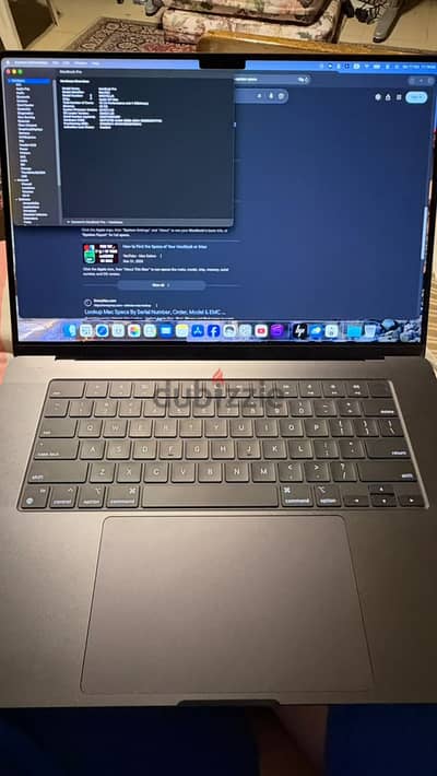 MacBook Pro M4 Max | 48GB RAM | 1TB SSD | كسر زيرو (19 دورة شحن)