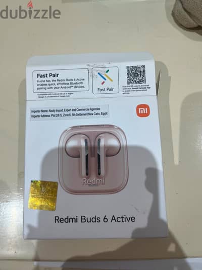 Redmi earbuds 6 active استعمال بسيط جدا جدا