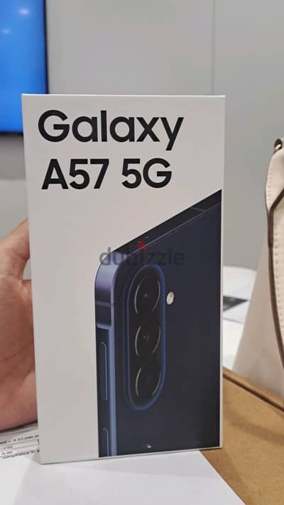 سامسونج A57 5G جديد 256/12جيجا – علبة مقفولة بضمان سنة مع الفاتورة