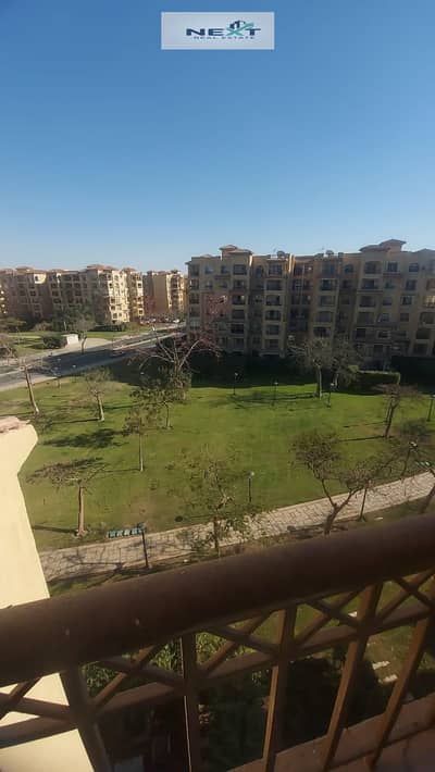 Apartment for rent in Madinaty with the best views and location in B1, close to services, minutes' walk from the open air, banks, and schools. Area: 1