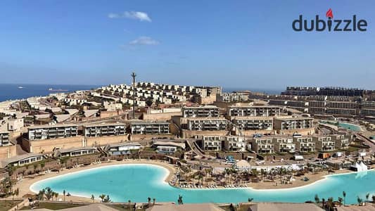 Apartment for sale in a private garden, fully finished, with air conditioners, directly overlooking the sea (Monte Gualala), Ain Sakha