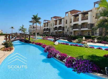 Chalet for sale directly on the sea, fully finished, located in Blue Blue, Ain Sokhna—next to Boho and Mountain View Ain Sokhna